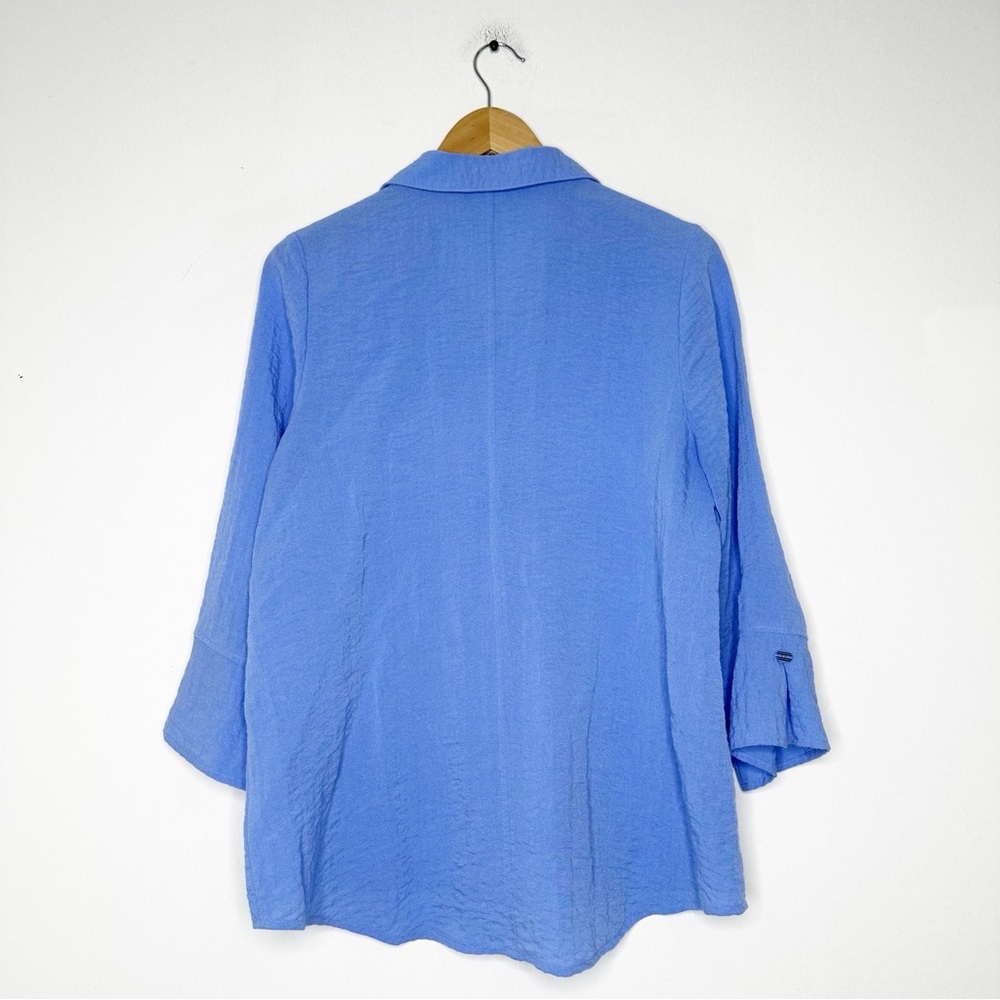 Habitat Express Solid Hidden Pocket Swing Shirt I… - image 3